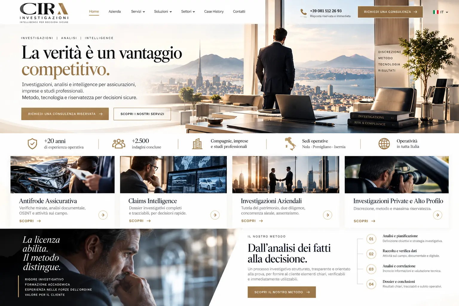 CIR Investigazioni White Ivory - il dato diventa decisione